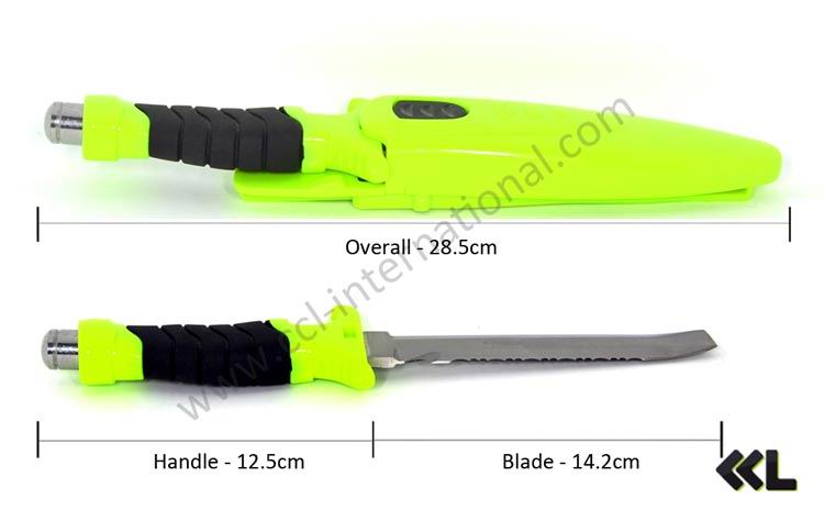 Diving Knife DK-02 Dimension